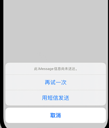 三原apple维修iPhone上无法正常发送iMessage信息