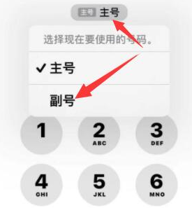 三原苹果14维修店分享iPhone 14 Pro Max使用副卡打电话的方法 