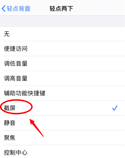 三原苹果手机维修分享iPhone12如何启用双击截屏 